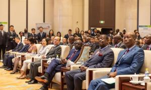 MITI CS Hon. Lee Kinyanjui and PS Abubakar Hassan with H.E. President William Ruto at the Kenya-China Investor Roundtable in Beijing. Photos: Courtesy